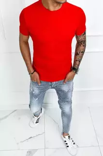 T-shirt męski basic czerwony Dstreet RX4905