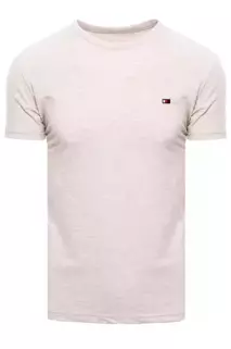 T-shirt męski beżowy Dstreet RX4955