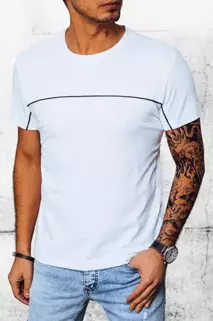 T-shirt męski gładki biały Dstreet RX5027