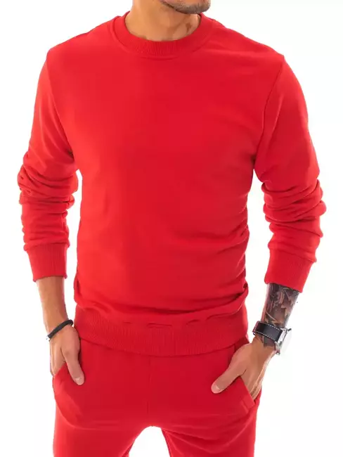 Bluza męska czerwona Dstreet BX5009
