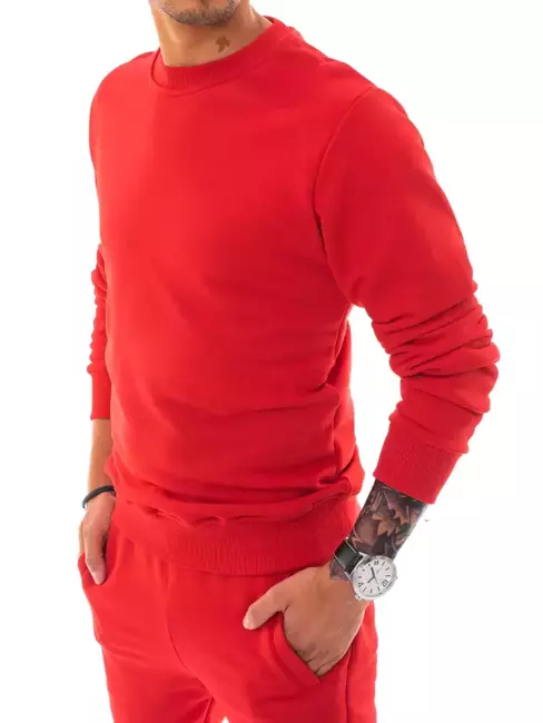 Bluza męska czerwona Dstreet BX5009