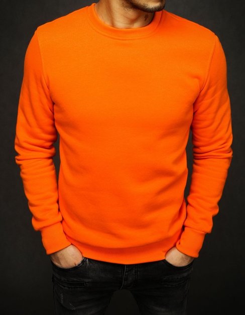 Bluza męska gładka pomarańczowa BX4510