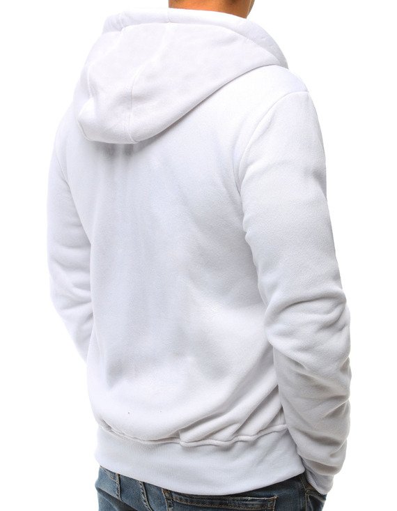 Bluza męska rozpinana biała BX3688
