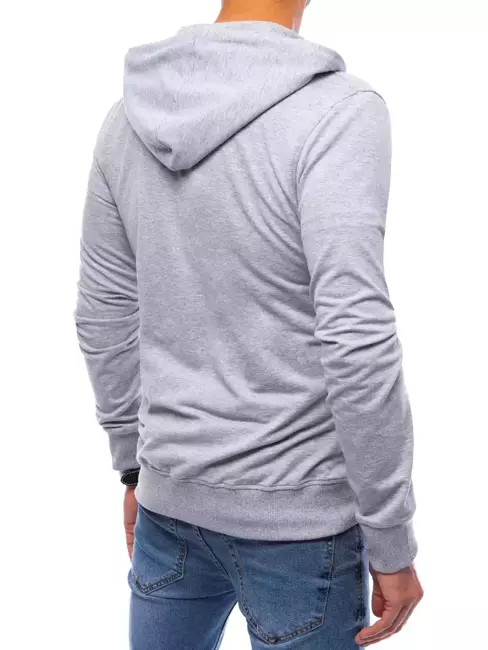 Bluza męska rozpinana z kapturem szara Dstreet BX5214