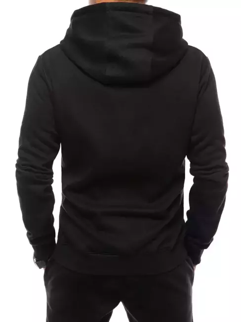 Bluza męska z kapturem czarna Dstreet BX5233