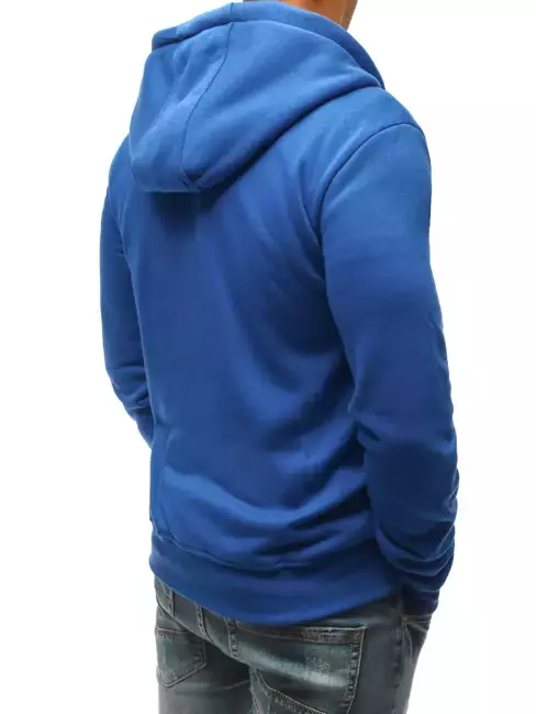 Bluza męska z kapturem jasnoniebieska Dstreet BX5229
