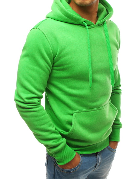 Bluza męska z kapturem zielona BX3991