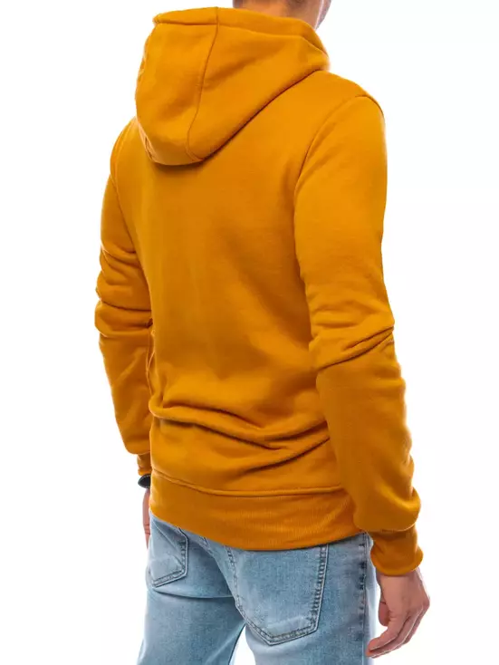 Bluza męska z nadrukiem żółta Dstreet BX5259