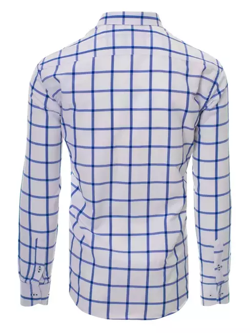 Dwukolorowa koszula męska w kratkę DX2050