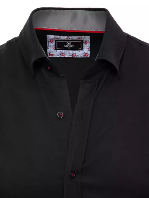 Koszula męska elegancka czarna Dstreet DX2328