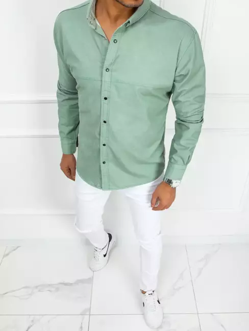 Koszula męska elegancka zielona Dstreet DX2369