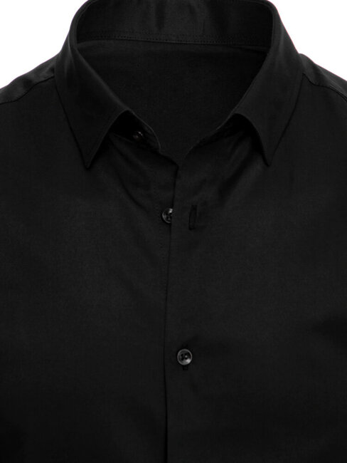 Koszula męska gładka czarna Dstreet DX2494