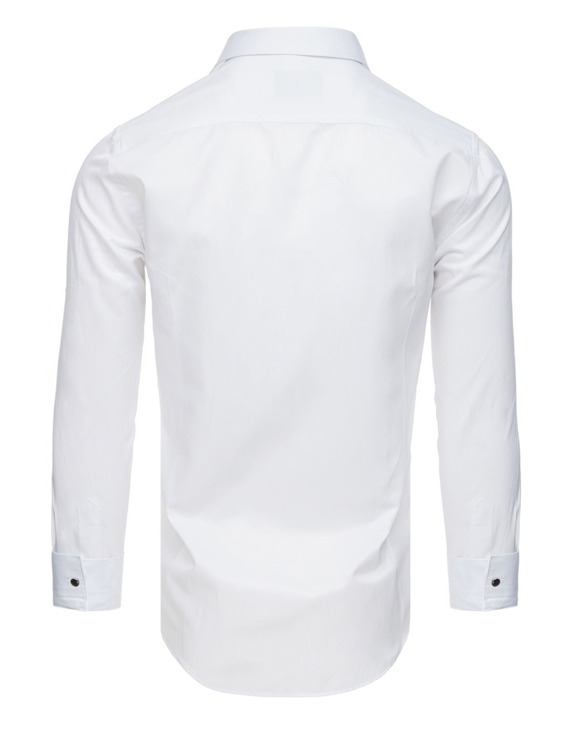 Koszula smokingowa z plisami biała Dstreet DX1744