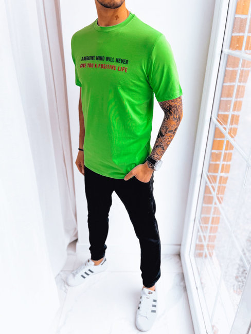 Koszulka męska basic zielony Dstreet RX5225
