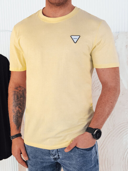 Koszulka męska basic żółta Dstreet RX5445