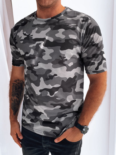 Koszulka męska camouflage antracytowa Dstreet RX5249