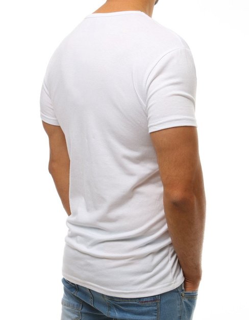 Koszulka męska gładka biała Dstreet RX2571