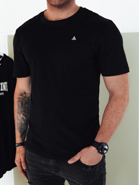 Koszulka męska z nadrukiem czarna Dstreet RX5467