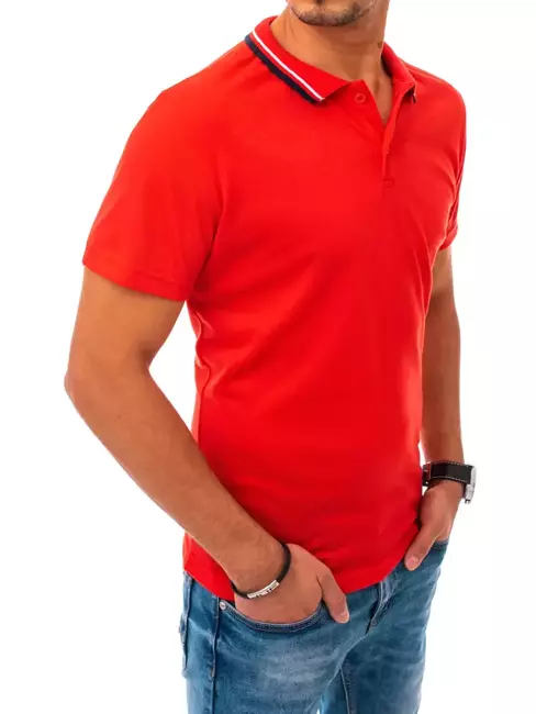 Koszulka polo czerwona Dstreet PX0500