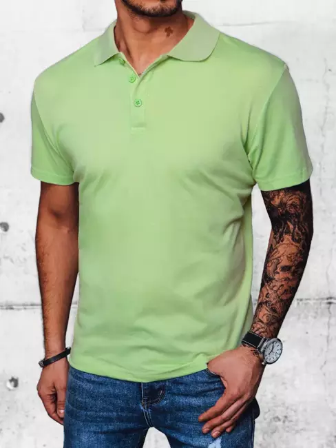 Koszulka polo męska zielona Dstreet PX0554