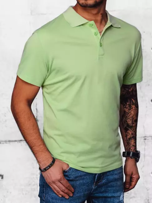 Koszulka polo męska zielona Dstreet PX0554