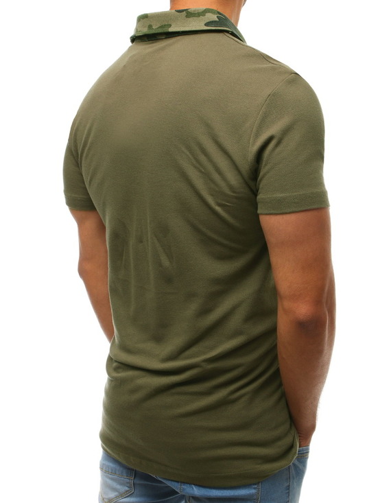 Koszulka polo męska zielona PX0240