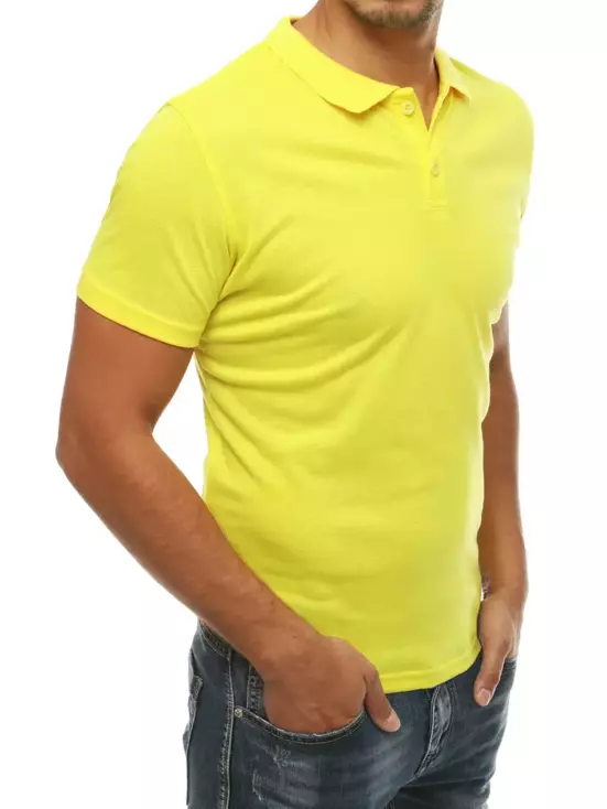 Koszulka polo męska żółta Dstreet PX0347