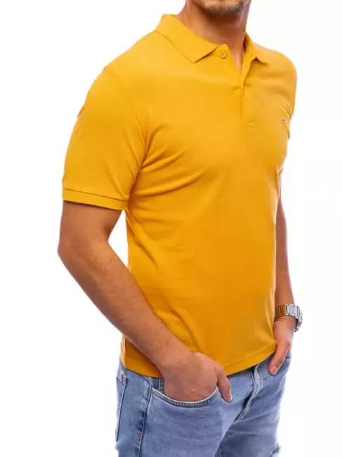 Koszulka polo męska żółta Dstreet PX0505