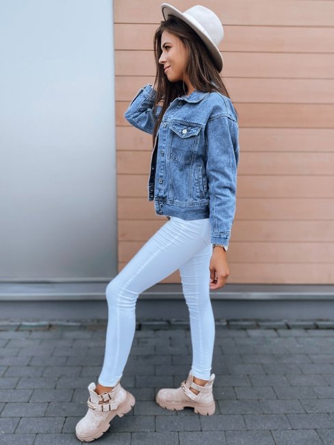 Kurtka damska jeansowa NERIO niebieska Dstreet TY1672z