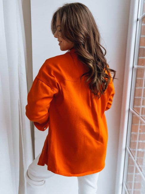 Kurtka koszulowa damska CALIFORNICATION pomarańczowa Dstreet TY3523