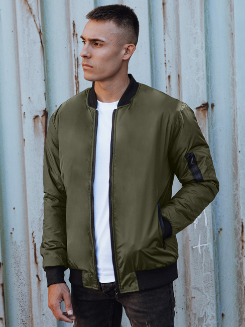 Kurtka męska bomber jacket zielona Dstreet TX4932