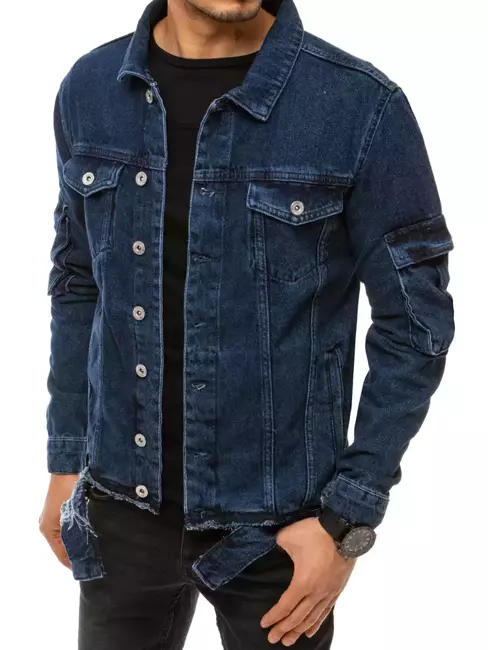 Kurtka męska jeansowa niebieska Dstreet TX3662