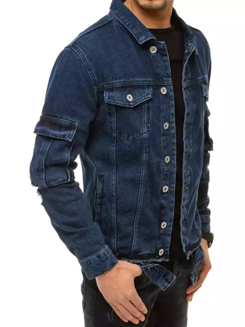 Kurtka męska jeansowa niebieska Dstreet TX3662