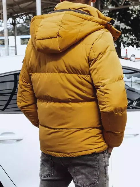 Kurtka męska zimowa pikowana żółta Dstreet TX4180
