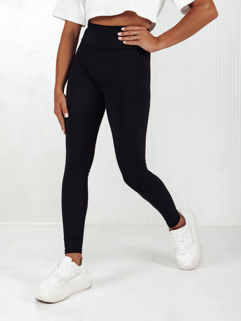 Legginsy damskie FITRIBS czarne Dstreet UY2177