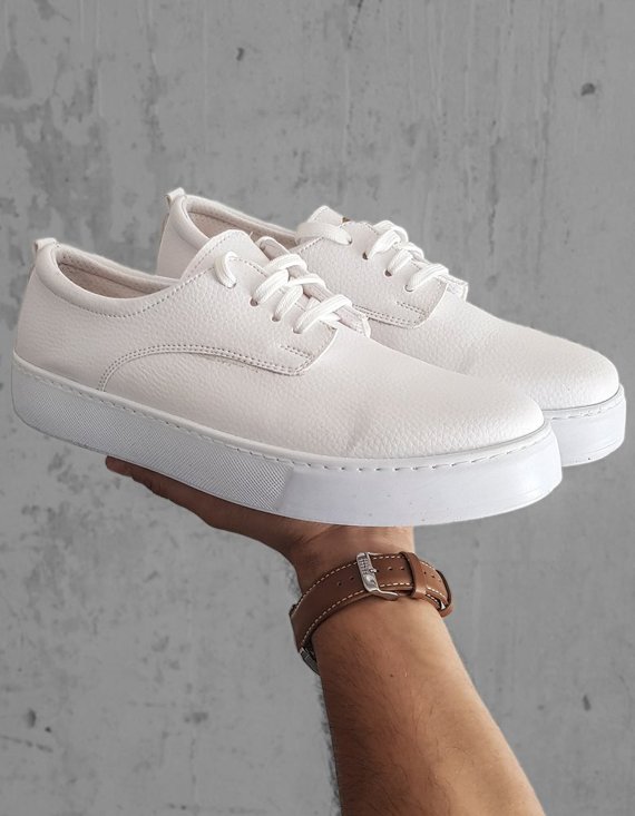 Sneakersy męskie białe Dstreet ZX0160