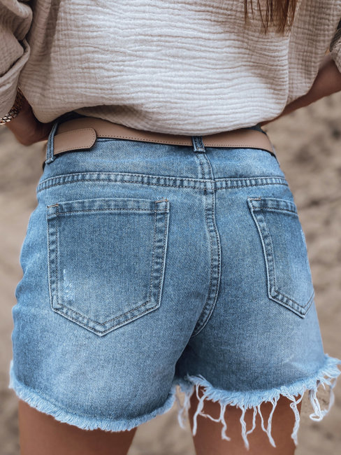 Spodenki damskie jeansowe MARSI niebieskie Dstreet SY0241