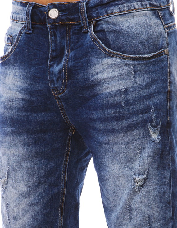 Spodenki jeansowe męskie granatowe Dstreet SX0777