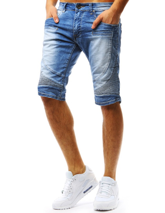 Spodenki jeansowe męskie niebieskie Dstreet SX0535