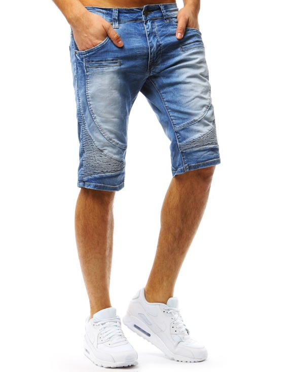 Spodenki jeansowe męskie niebieskie Dstreet SX0535