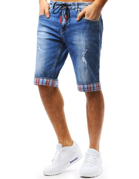 Spodenki jeansowe męskie niebieskie Dstreet SX0717