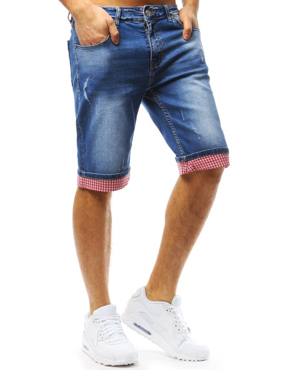 Spodenki jeansowe męskie niebieskie Dstreet SX0724