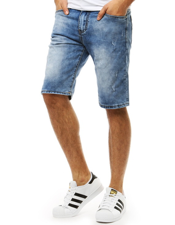 Spodenki jeansowe męskie niebieskie Dstreet SX0788