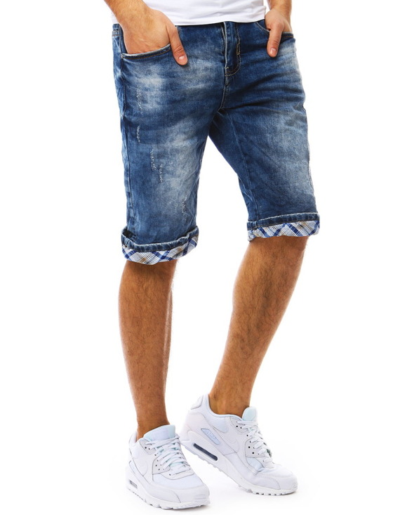 Spodenki jeansowe męskie niebieskie Dstreet SX0802