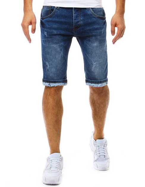 Spodenki jeansowe męskie niebieskie Dstreet SX0804