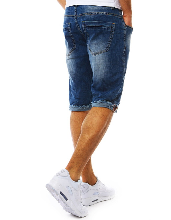Spodenki jeansowe męskie niebieskie Dstreet SX0805