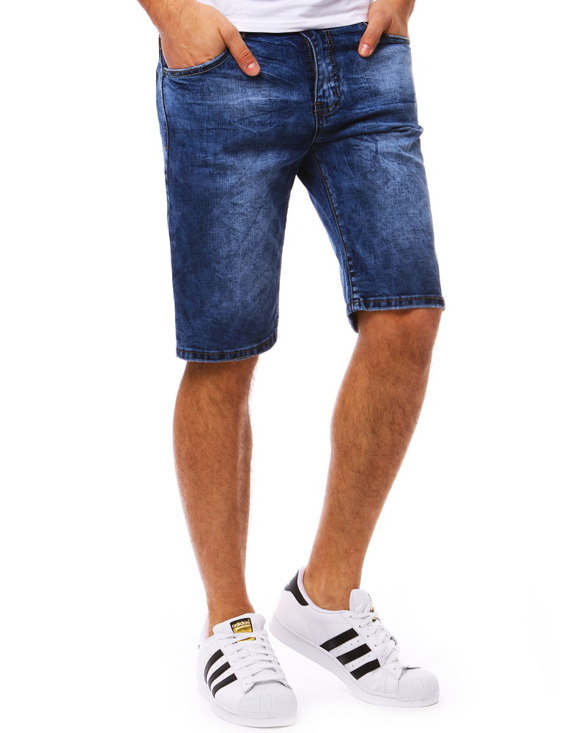 Spodenki jeansowe męskie niebieskie Dstreet SX0807