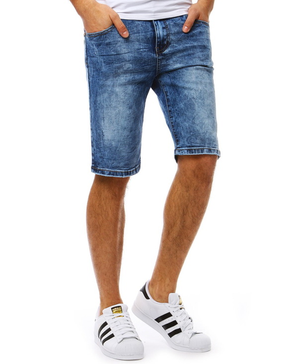 Spodenki jeansowe męskie niebieskie Dstreet SX0814