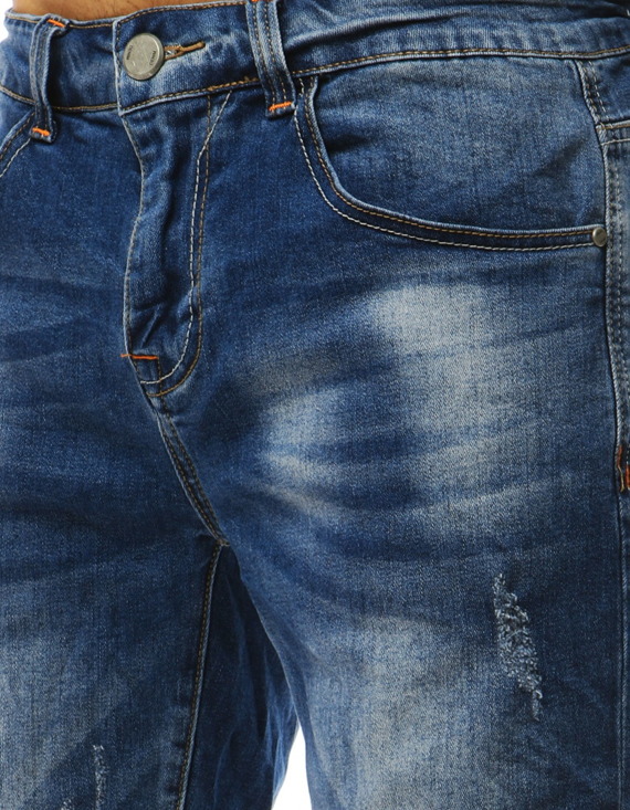 Spodenki jeansowe męskie niebieskie Dstreet SX0822