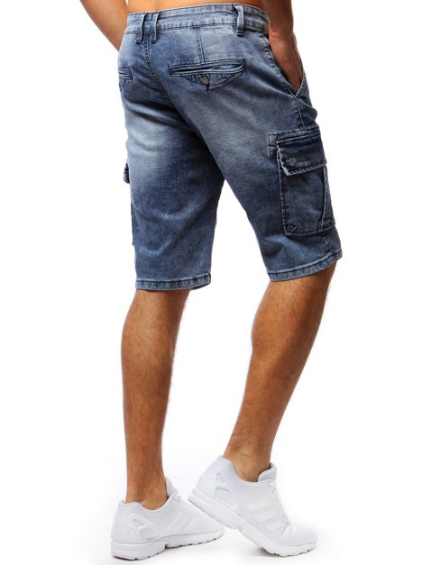 Spodenki męskie jeansowe niebieskie Dstreet SX0675